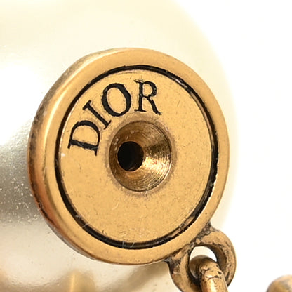 Christian Dior Pearl J'Adior Tribal Earrings Gold 3 of 3
