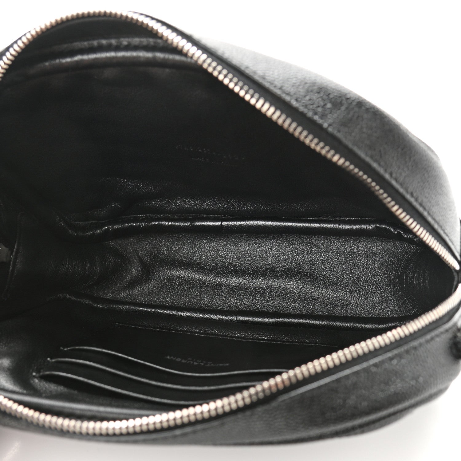 Saint Laurent Grain De Poudre Matelasse Monogram Mini Lou Camera Bag Black 7 of 10