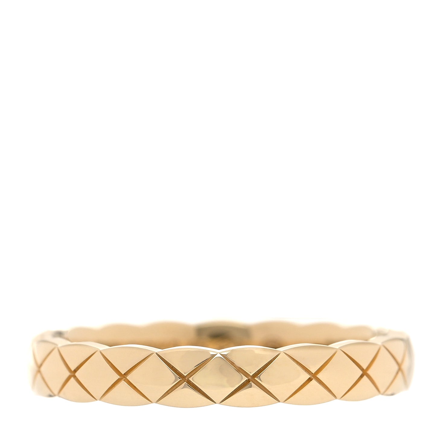 18K Yellow Gold Mini Coco Crush Ring 55 7.25