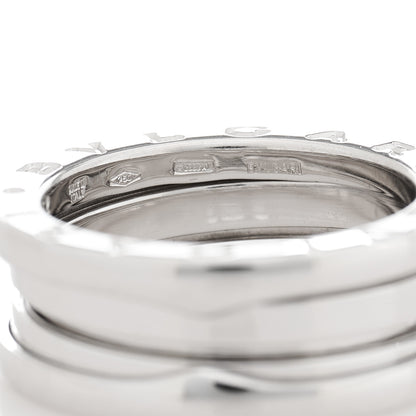 Bulgari 18K White Gold B.Zero1 Two-Band Ring 52 6 5 of 5