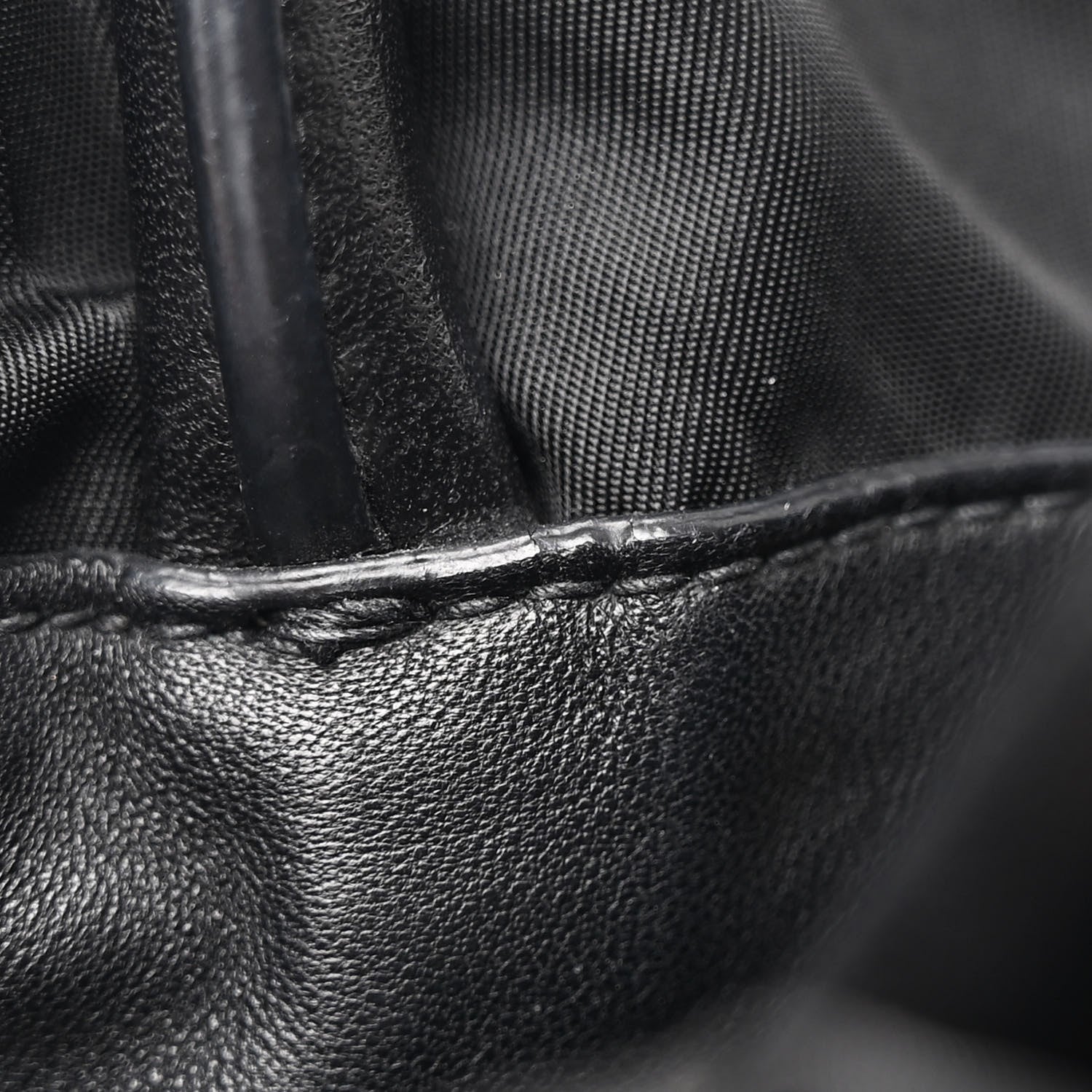 Prada Tessuto Nylon Tassel Tote Black 12 of 13