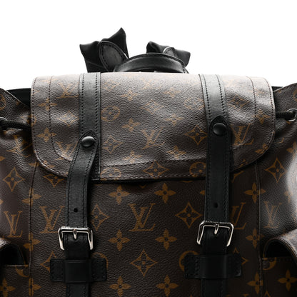 Louis Vuitton Monogram Macassar Christopher PM Backpack 7 of 9