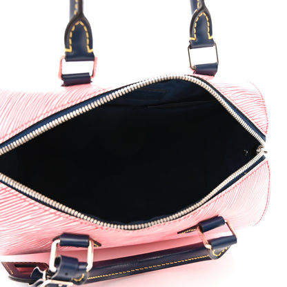 Louis Vuitton Epi Speedy Bandouliere 25 Denim Red 5 of 10