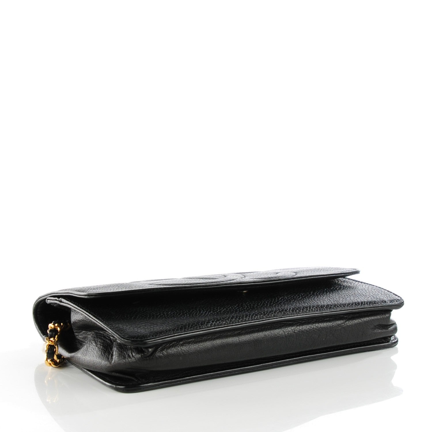 Chanel Caviar Timeless CC Wallet On Chain WOC Black 4 of 8