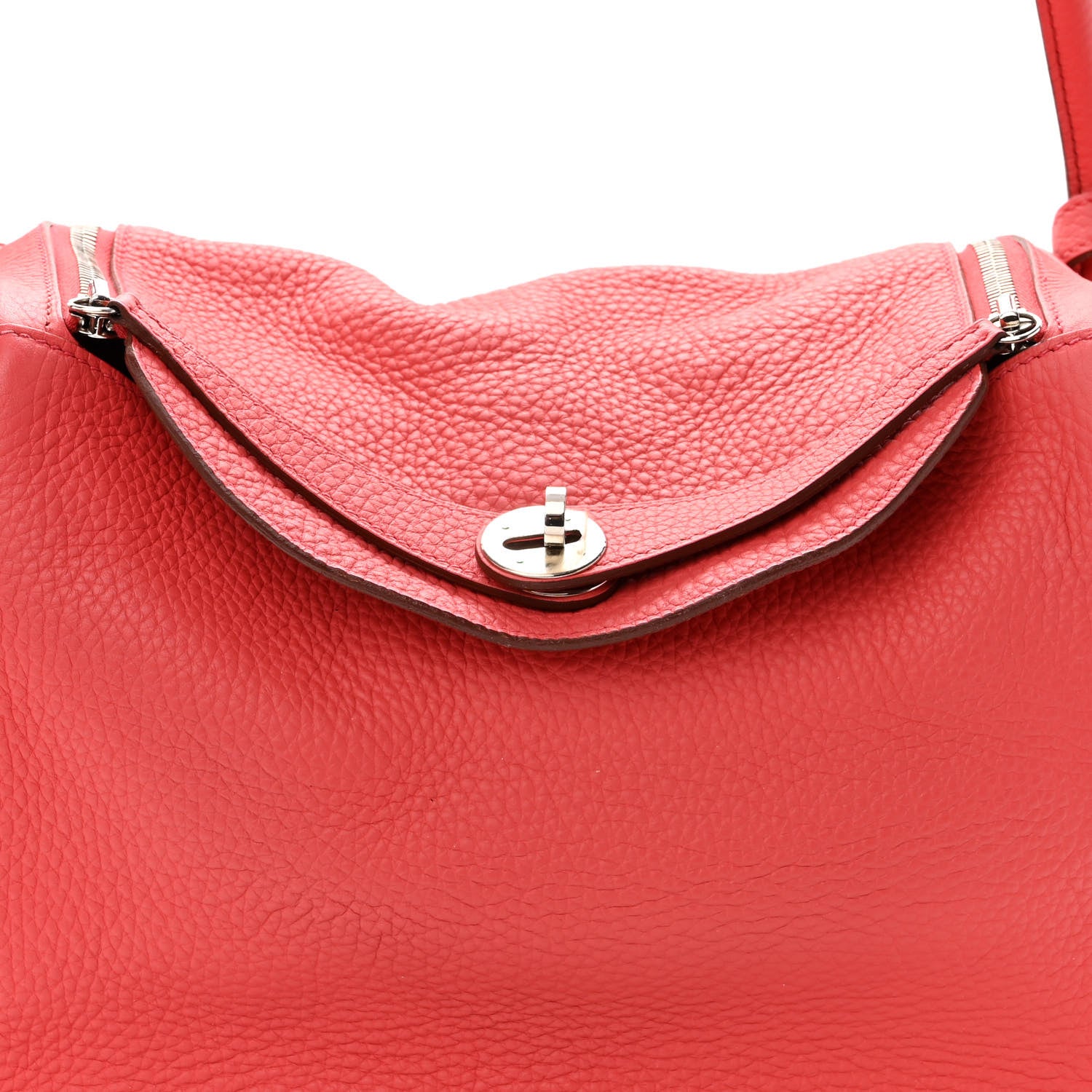 Hermes Taurillon Clemence Lindy 26 Rose Jaipur 7 of 10