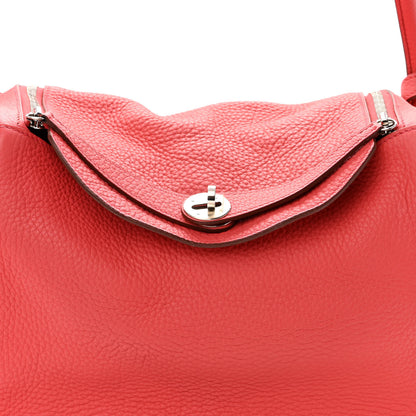 Hermes Taurillon Clemence Lindy 26 Rose Jaipur 7 of 10