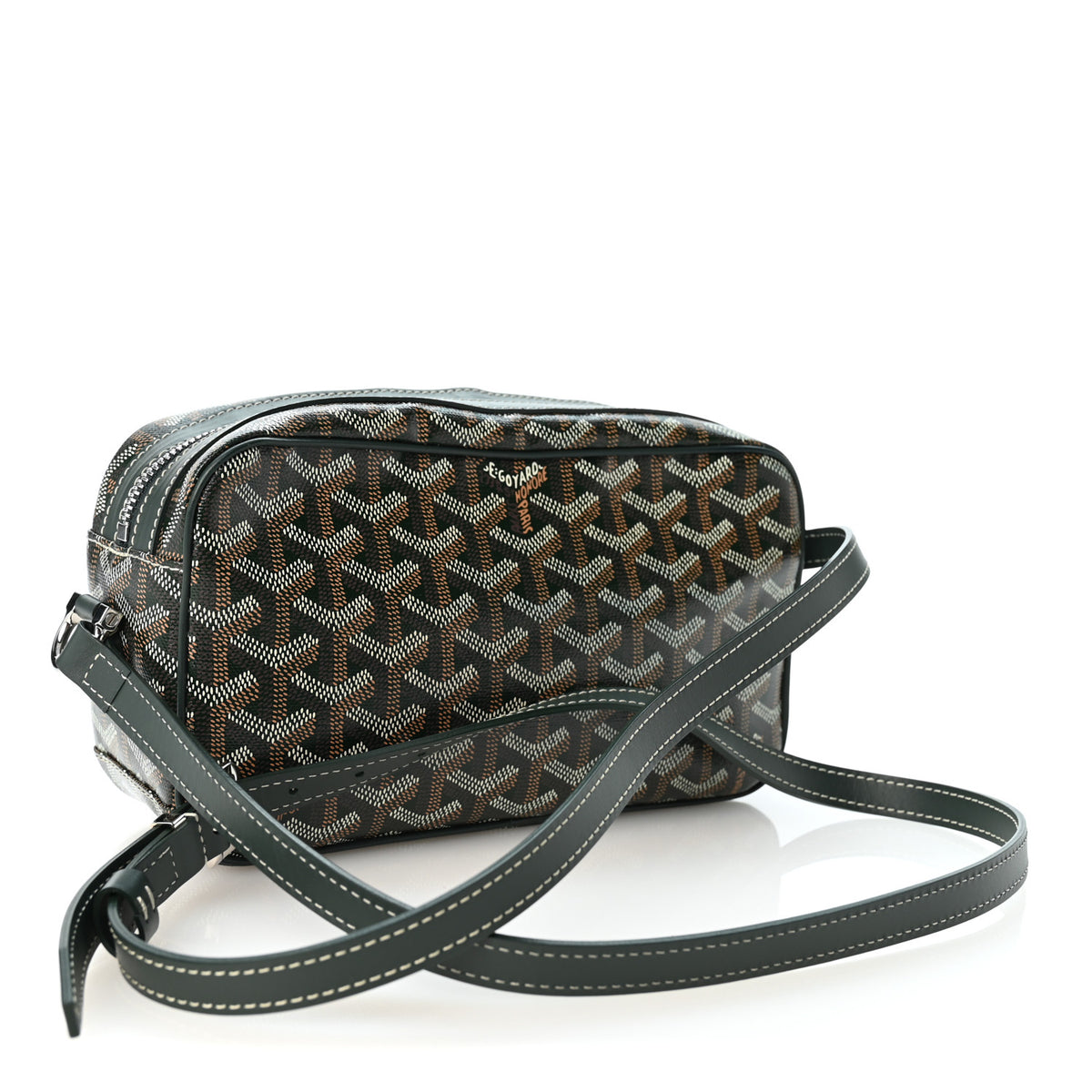 Goyard Goyardine Code Sac Cap Vert Dark Green 2 of 8