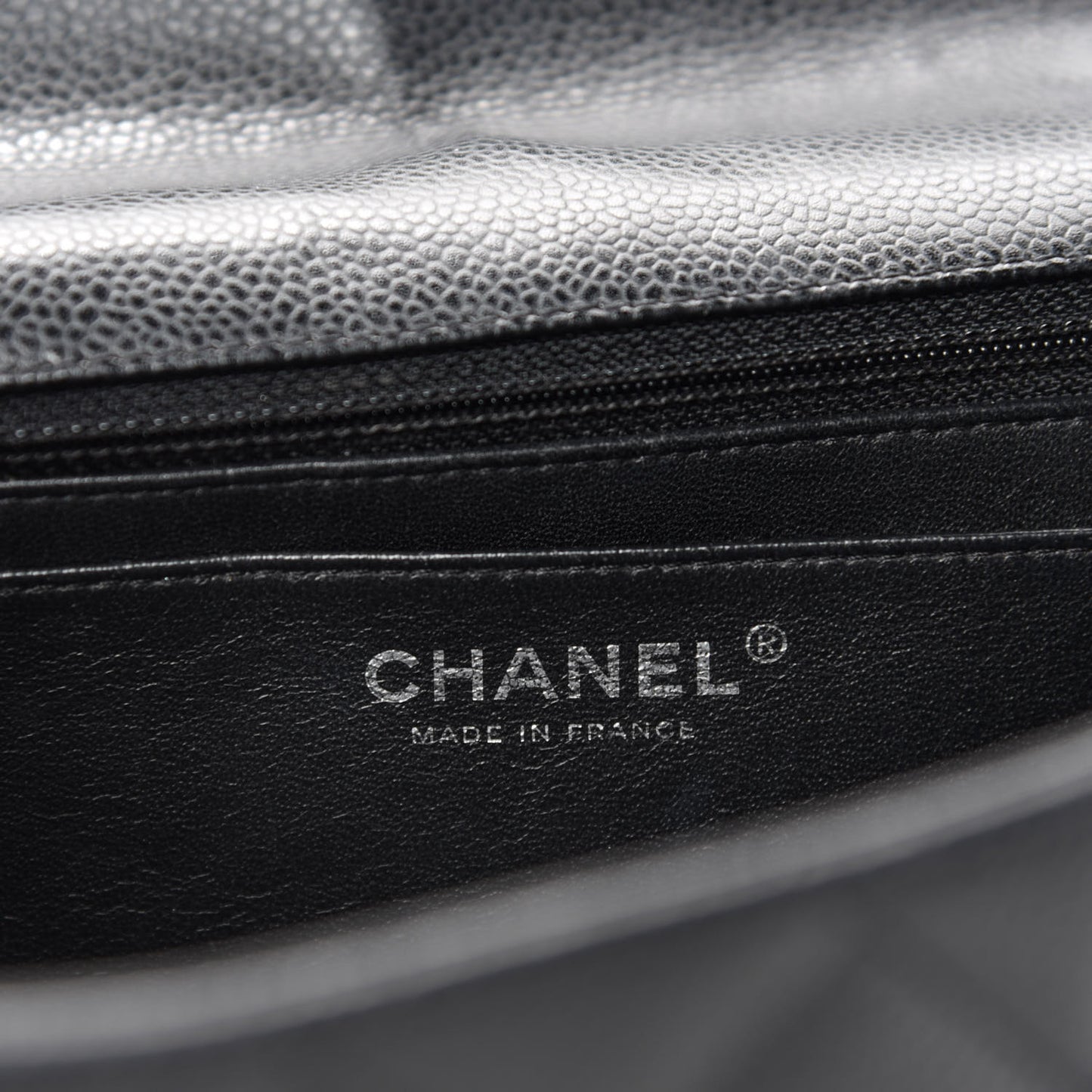 Caviar Quilted Jumbo Single Flap Black