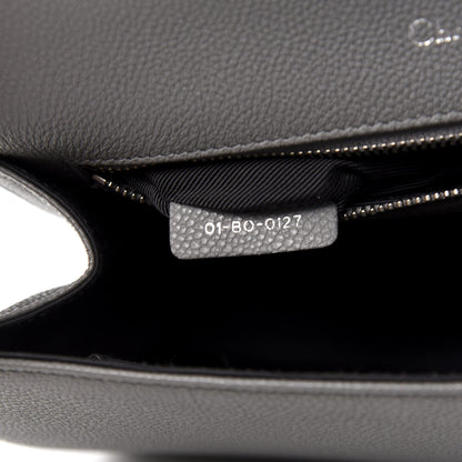 Christian Dior Grained Calfskin Medium Diorama Flap Bag Gris 9 of 10