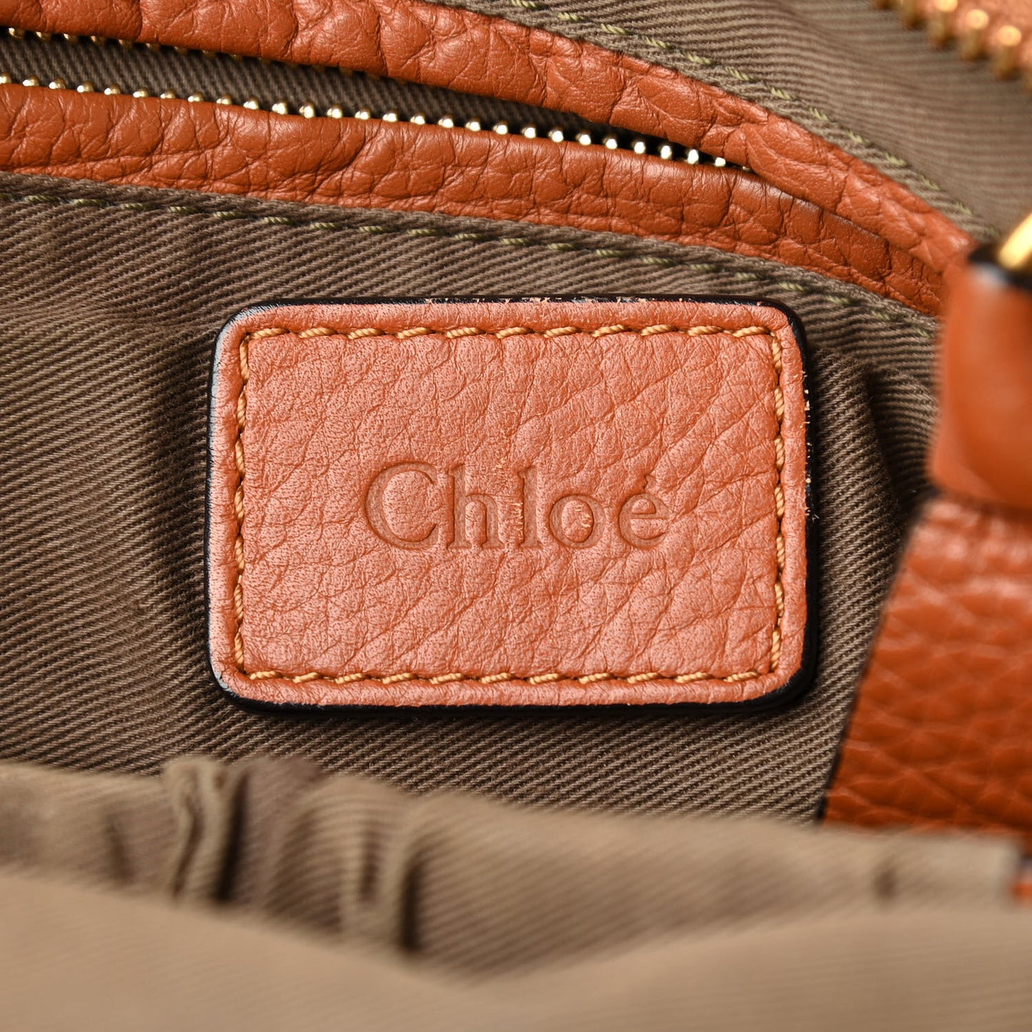 Calfskin Medium Marcie Satchel Tan