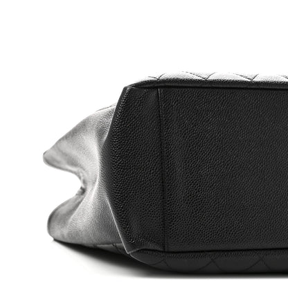 Chanel Caviar Quilted Grand Shopping Tote GST Black 9 of 10