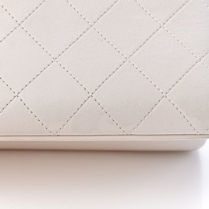 Chanel Lambskin Quilted Coco Luxe Top Handle Flap White 12 of 18