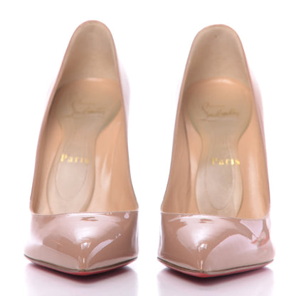 Christian Louboutin Patent Pigalle Follies 100 Pumps 39 Nude 10 of 10