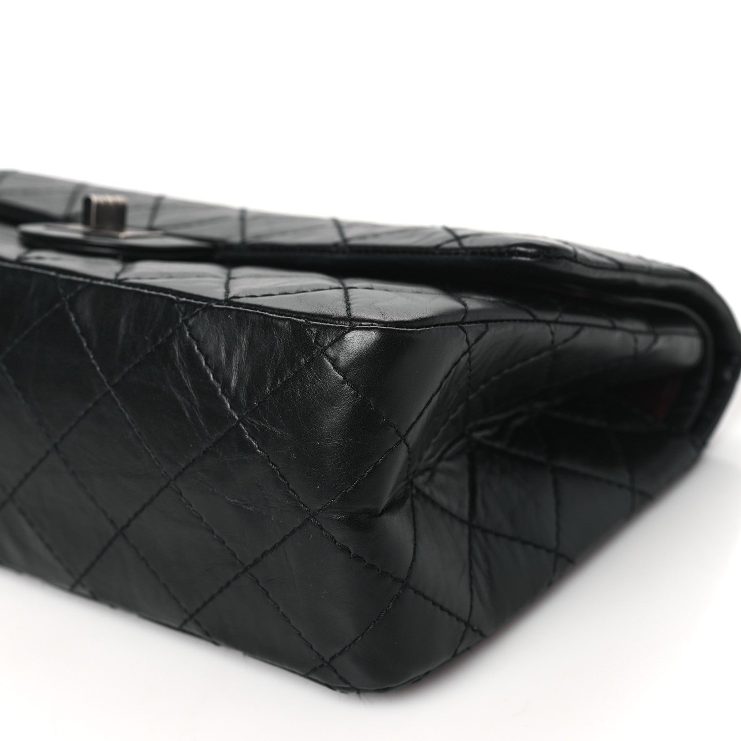 Chanel Aged Calfskin Quilted 2.55 Reissue 226 Flap Black 10 of 10