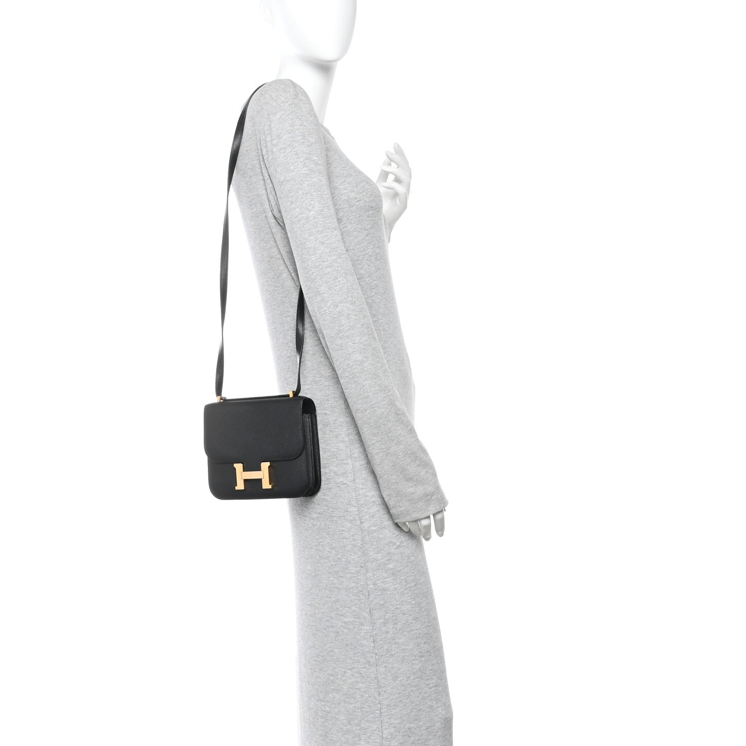Hermes Epsom Constance 18 Black 2 of 17