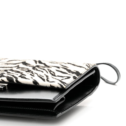 Saint Laurent Calfskin Pony Hair Small Babylone Black White 11 of 12