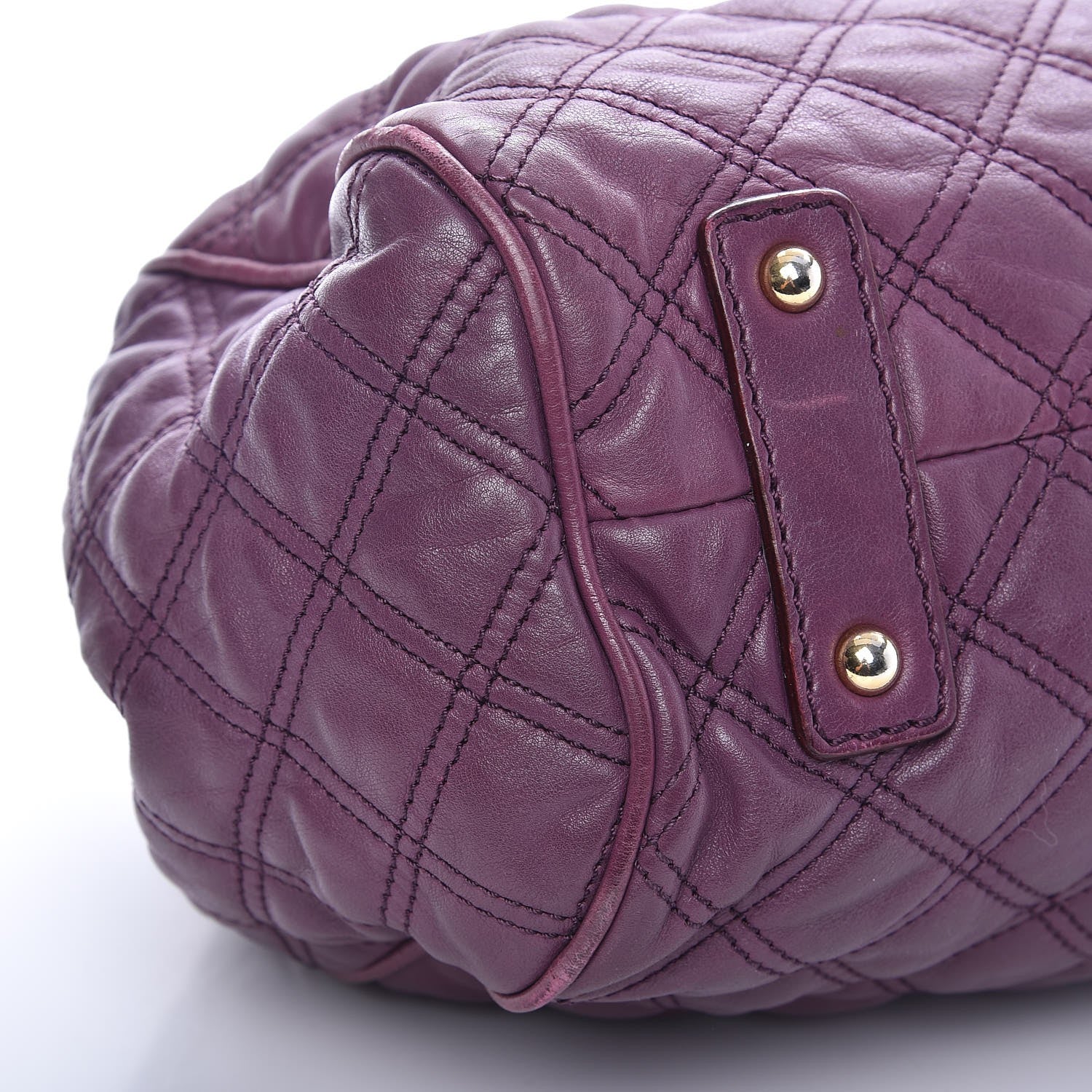 Marc Jacobs Calfskin Quilted Stam Purple 15 of 23