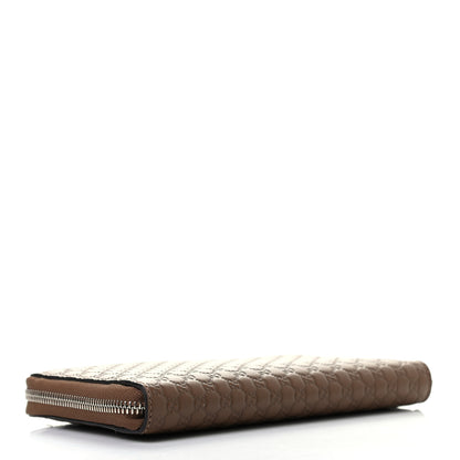 Gucci Microguccissima Large Zip Around Organizer Wallet Acero 3 of 6