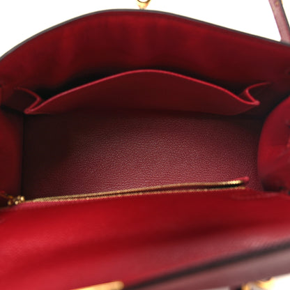 Hermes Epsom Kelly Sellier 25 Rouge Grenat 5 of 11