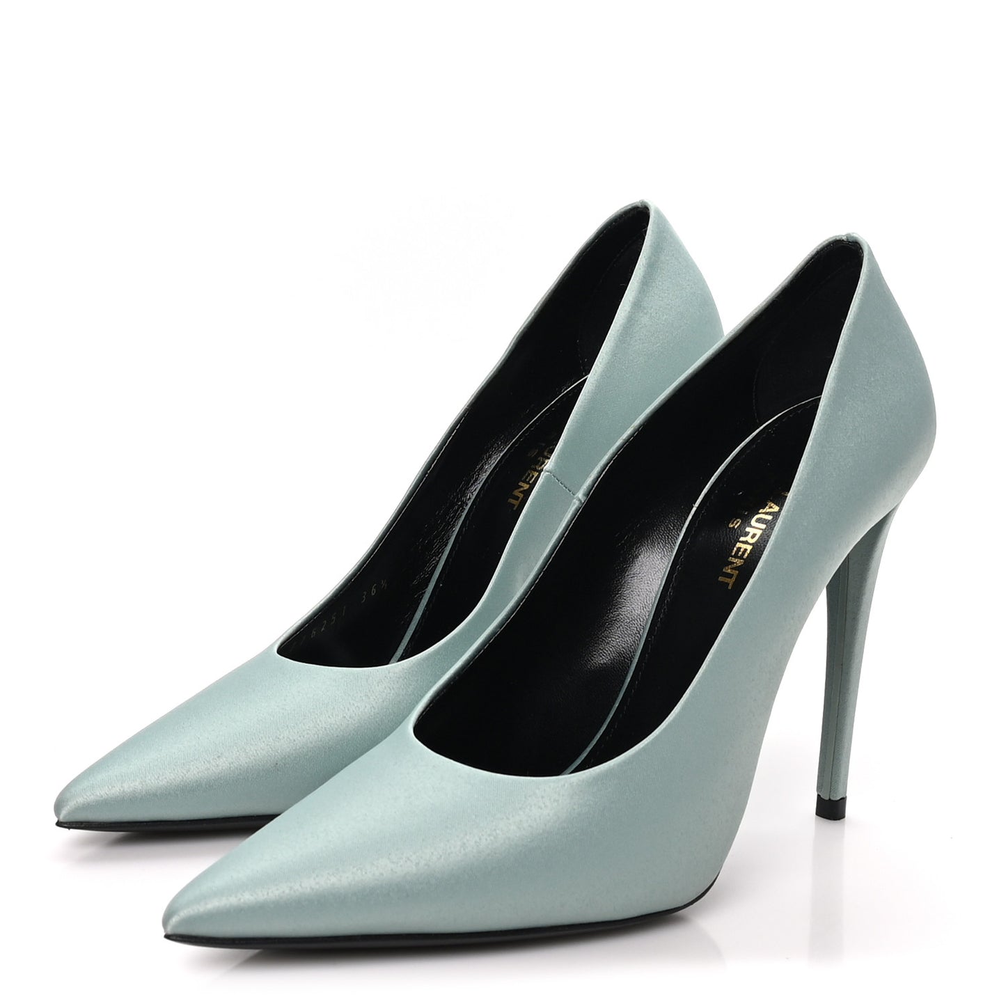 Satin Crepe Monceau 110 Pumps 36.5 36.5 Light Green