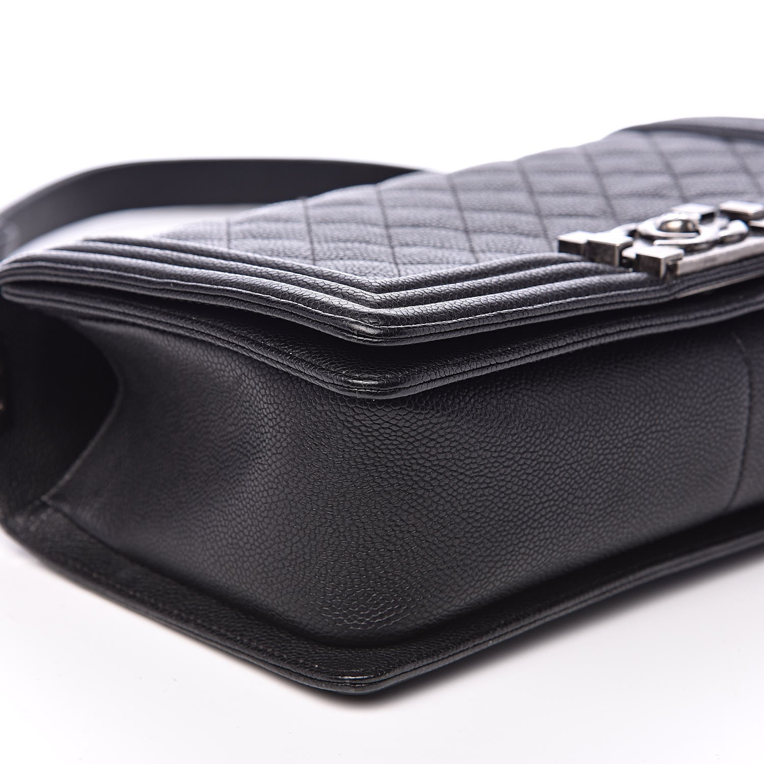 Chanel Caviar Quilted Medium Boy Flap Black 8 of 12