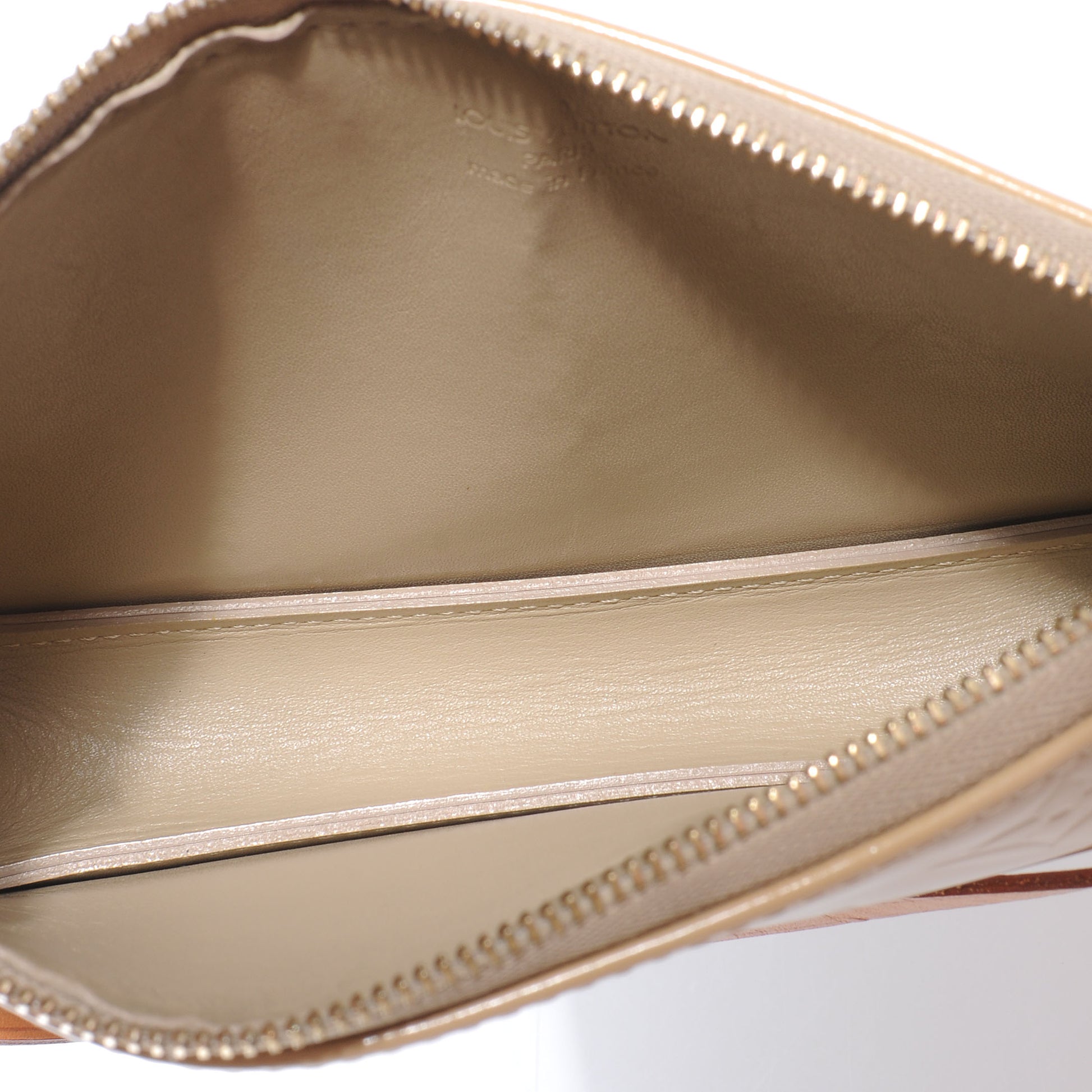 Louis Vuitton Vernis Lexington Pochette Beige 7 of 7