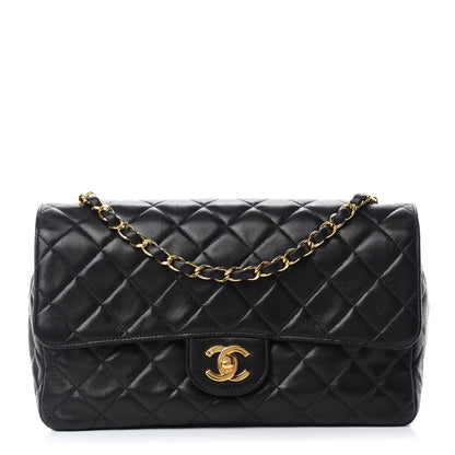 Chanel Lambskin Quilted Medium Single Flap Black 1 of 12