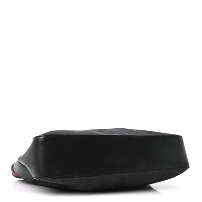 Gucci Denim Calfskin Web Tote Black 4 of 10