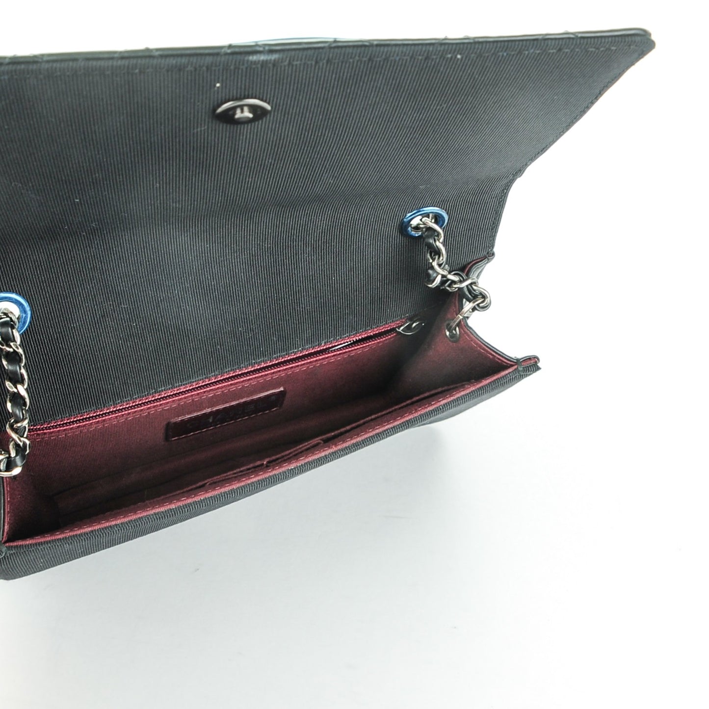 Calfskin Quilted Small Ballerine Flap Black