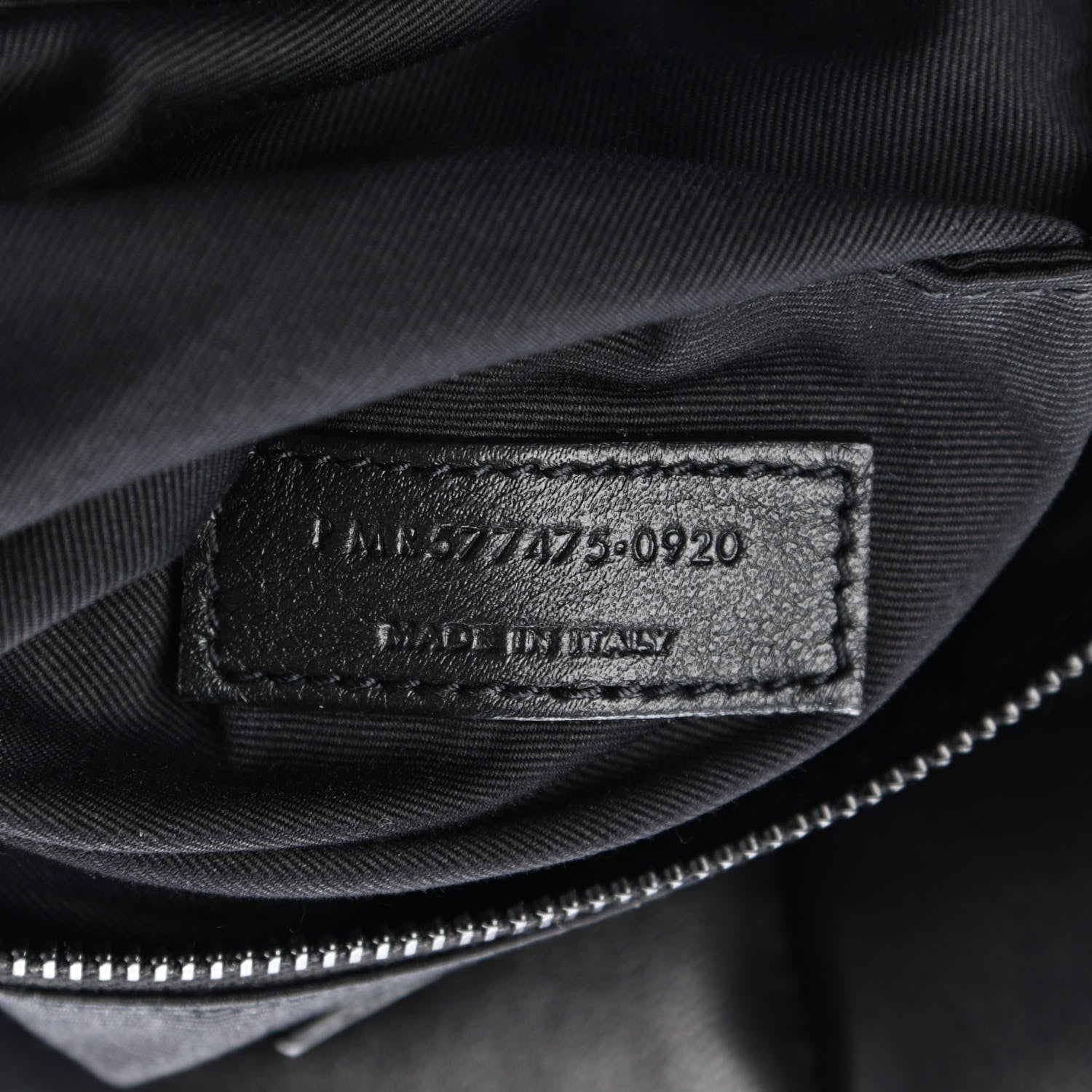 Saint Laurent Lambskin Quilted Medium Loulou Puffer Monogram Chain Satchel Black 6 of 8