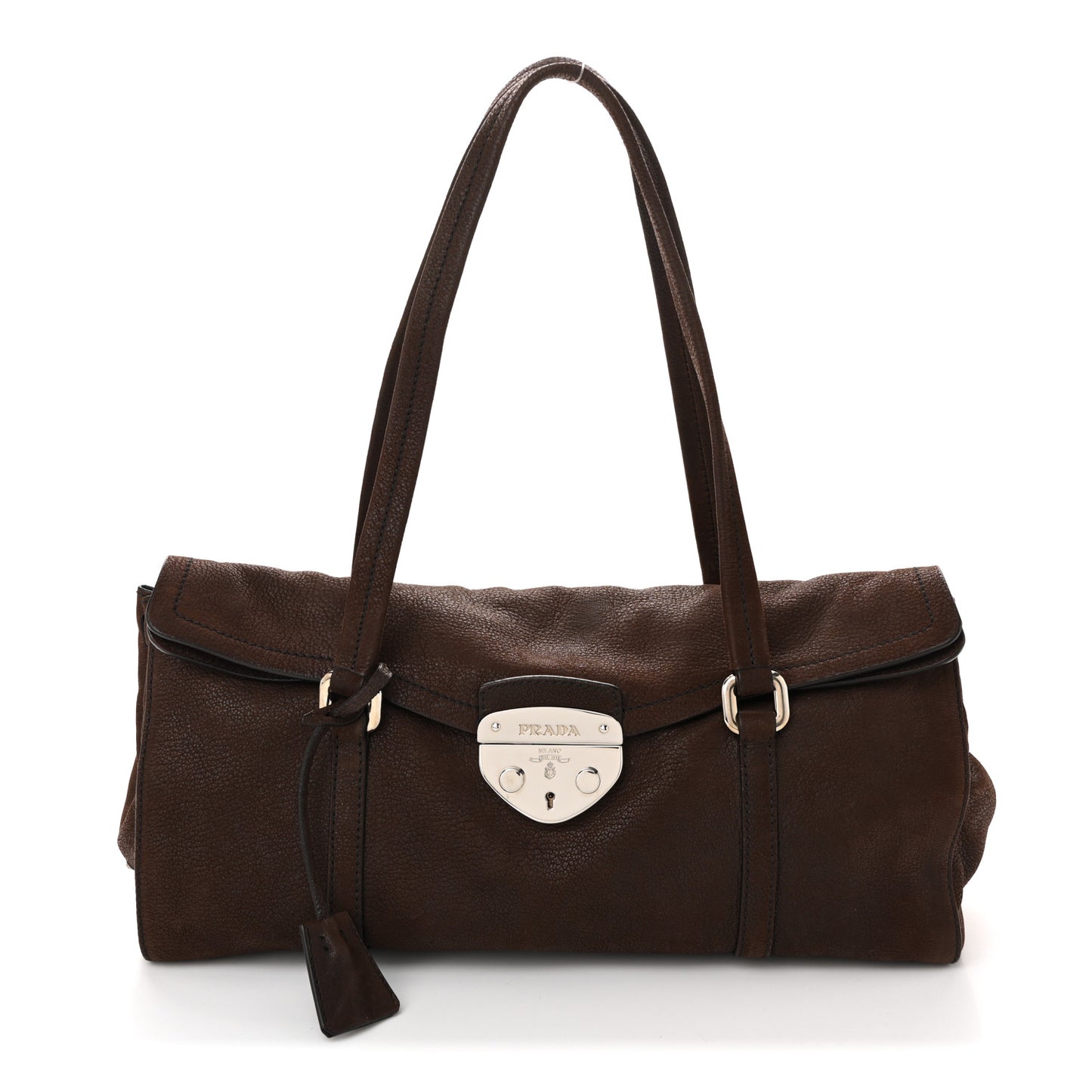 Cervo Antik Easy Foldover Pushlock Satchel Bruciato