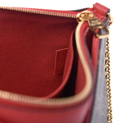 Louis Vuitton Monogram Pallas Clutch Cherry 9 of 10