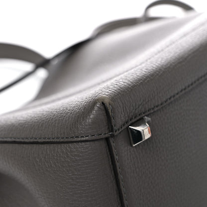 MCM Grained Calfskin Sarah Medium Visetos Hobo Grey 10 of 18