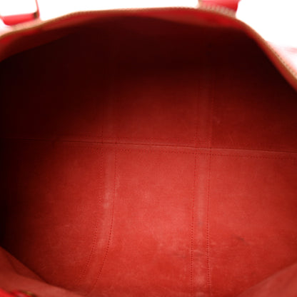 Louis Vuitton Epi Keepall 50 Castillan Red 4 of 13