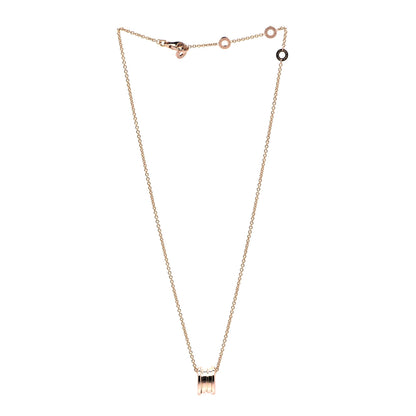 Bulgari 18K Rose Gold B.Zero1 Pendant Necklace 2 of 5