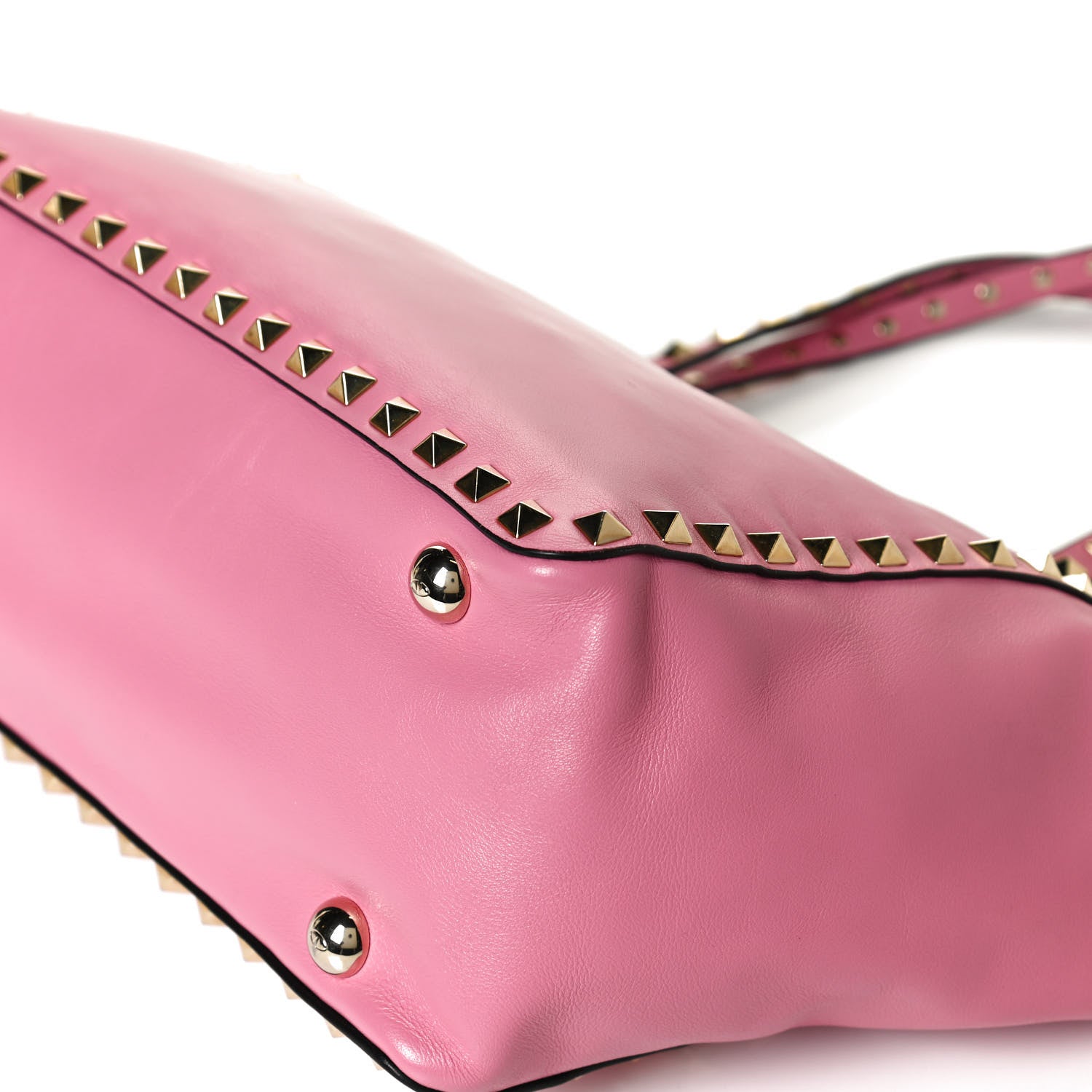 Valentino Garavani Vitello Small Rockstud Tote Ninphea 12 of 12