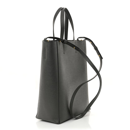 Celine Grained Calfskin Small Vertical Cabas Grey 3 of 11