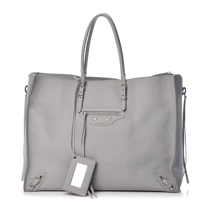 Balenciaga Veau Papier A4 Zip Around Tote Gris Glace 1 of 11