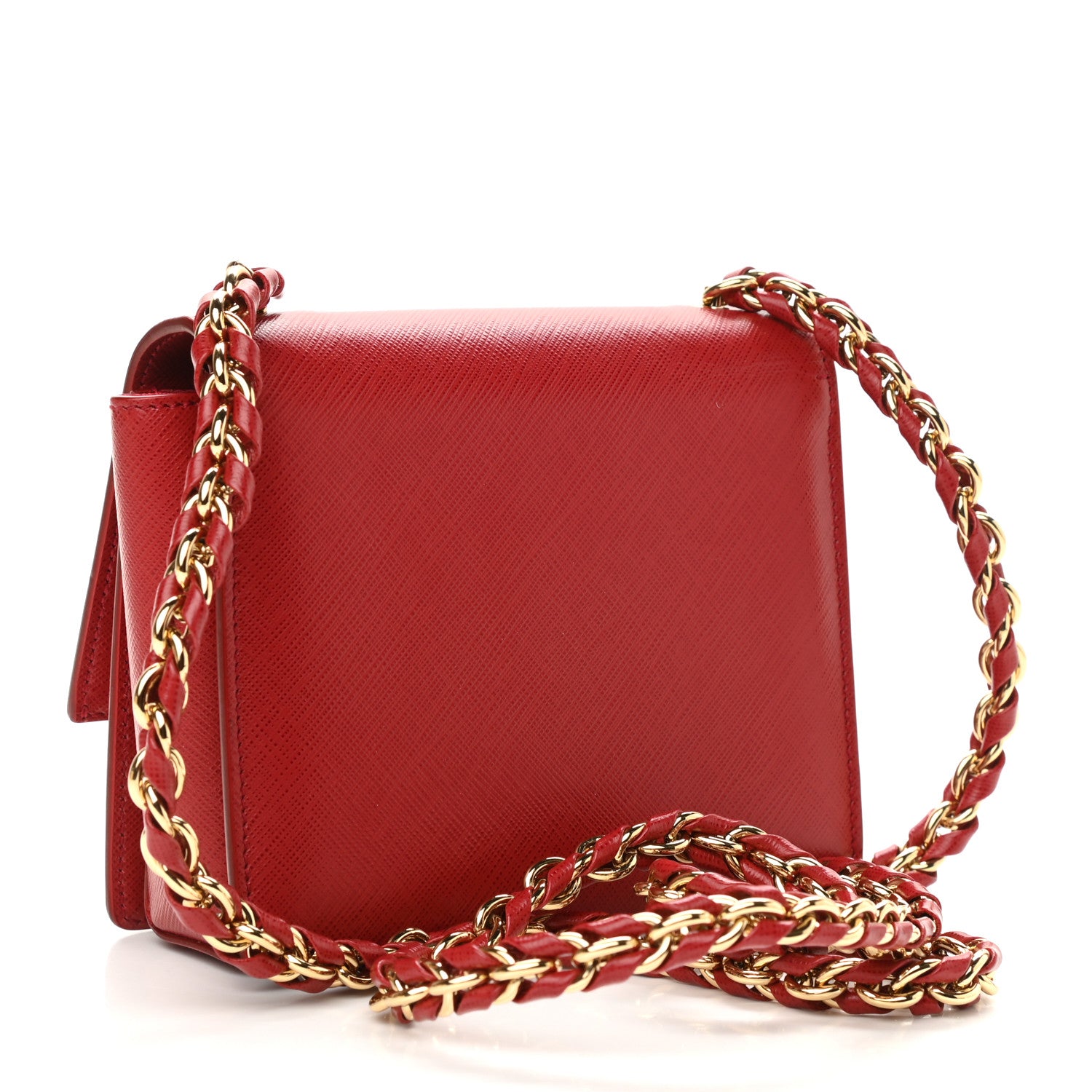 Salvatore Ferragamo Printed Calfskin Mini Ginny Shoulder Bag Rosso 3 of 10