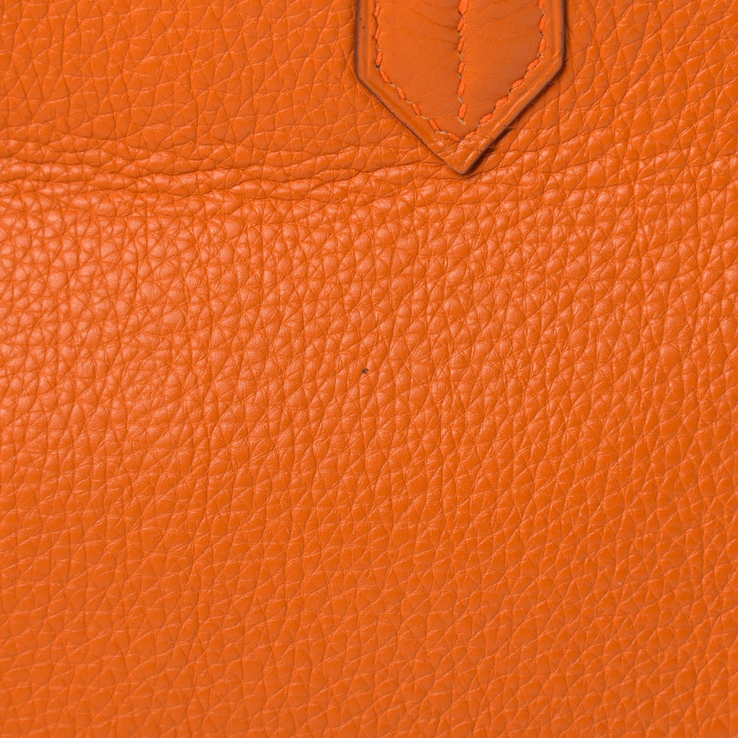 Taurillon Clemence Birkin 35 Orange