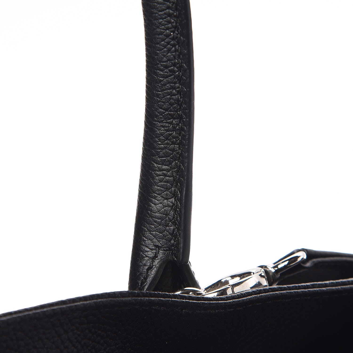 Chanel Calfskin Cerf Executive Shopper Tote Black 10 of 14