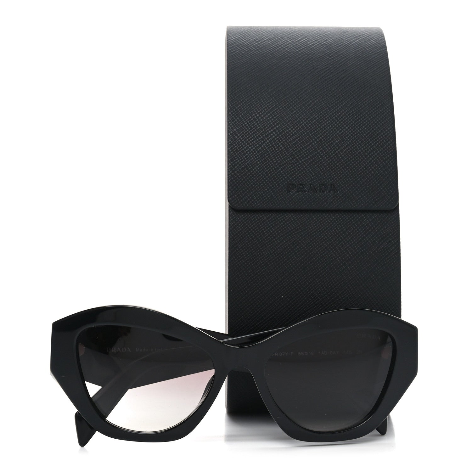 Prada Acetate Symbole Sunglasses SPR 07Y Black 7 of 7