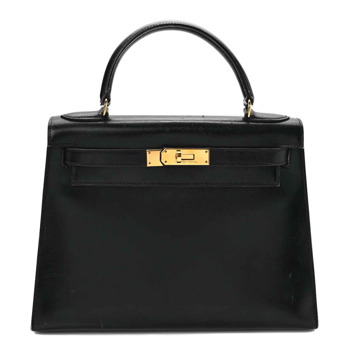 Hermes Box Kelly Sellier 28 Black 1 of 17