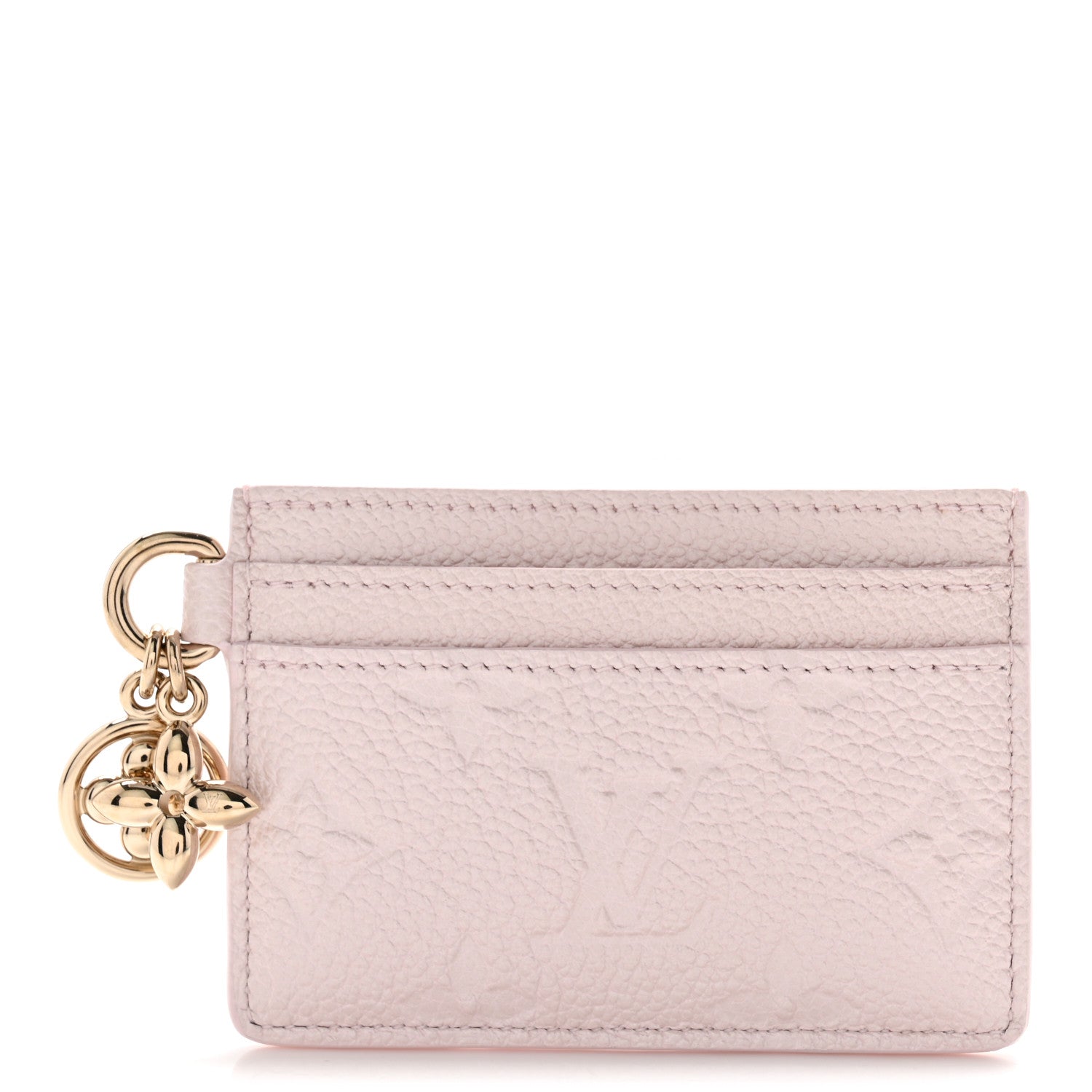 Louis Vuitton Empreinte Monogram LV Charms Card Holder Snowy Pearl 1 of 7