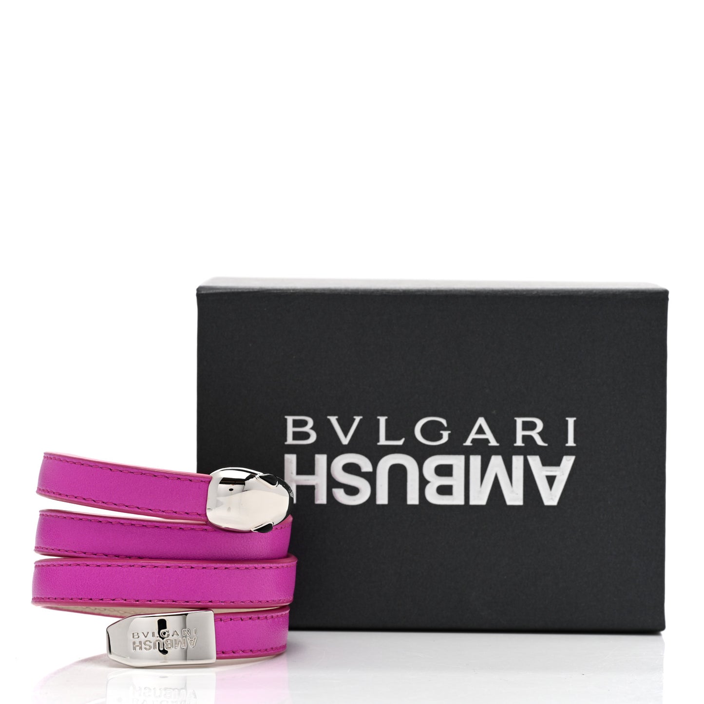 X AMBUSH Calfskin Bracelet Pink