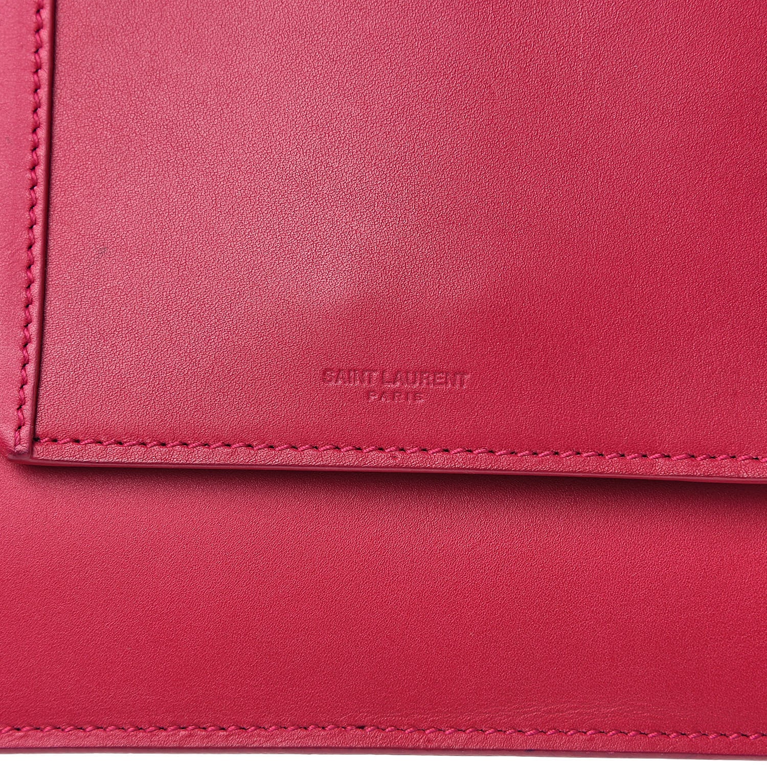 Saint Laurent Calfskin Medium Classic Betty Fuchsia 7 of 14