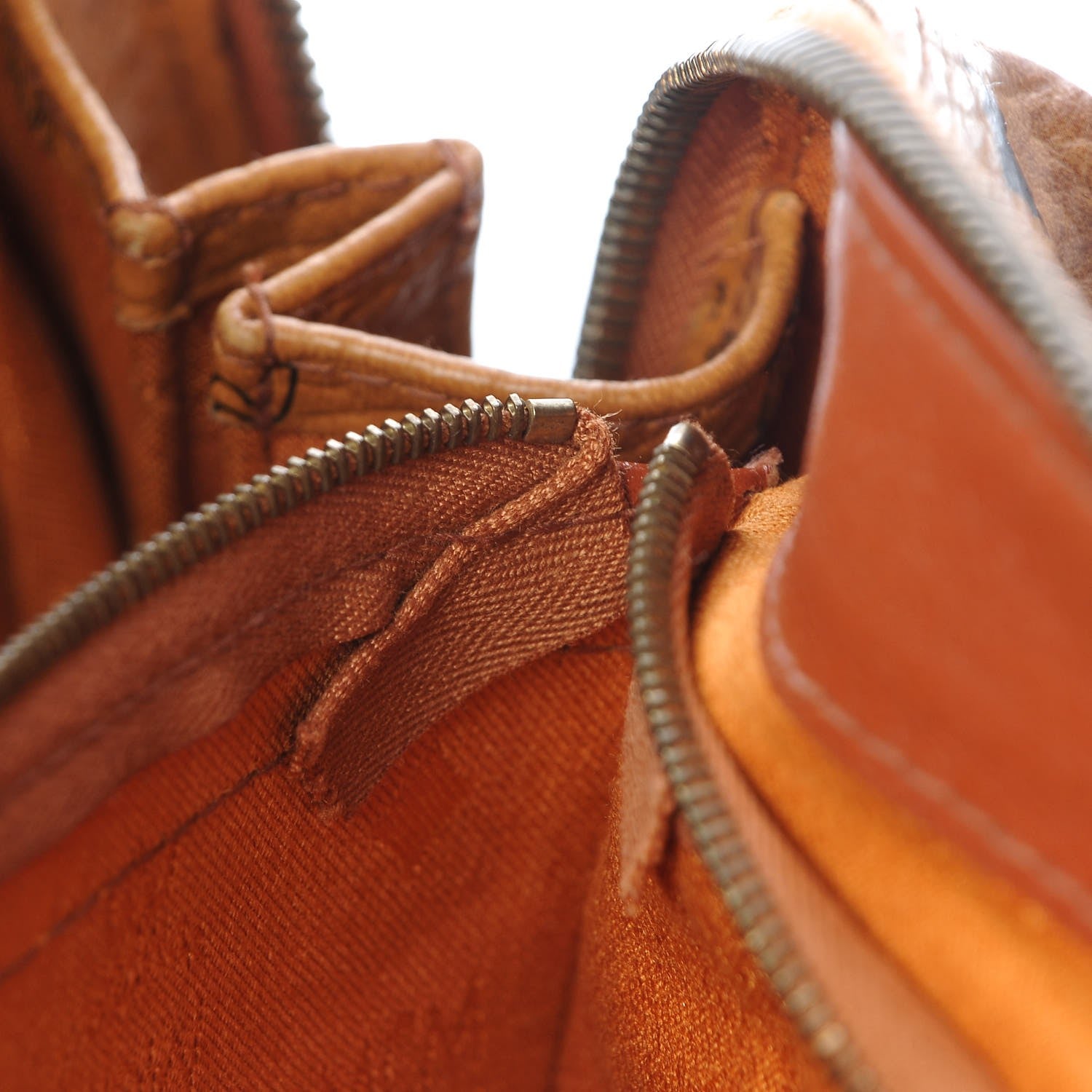 MCM Visetos Boston Bag Cognac 12 of 17