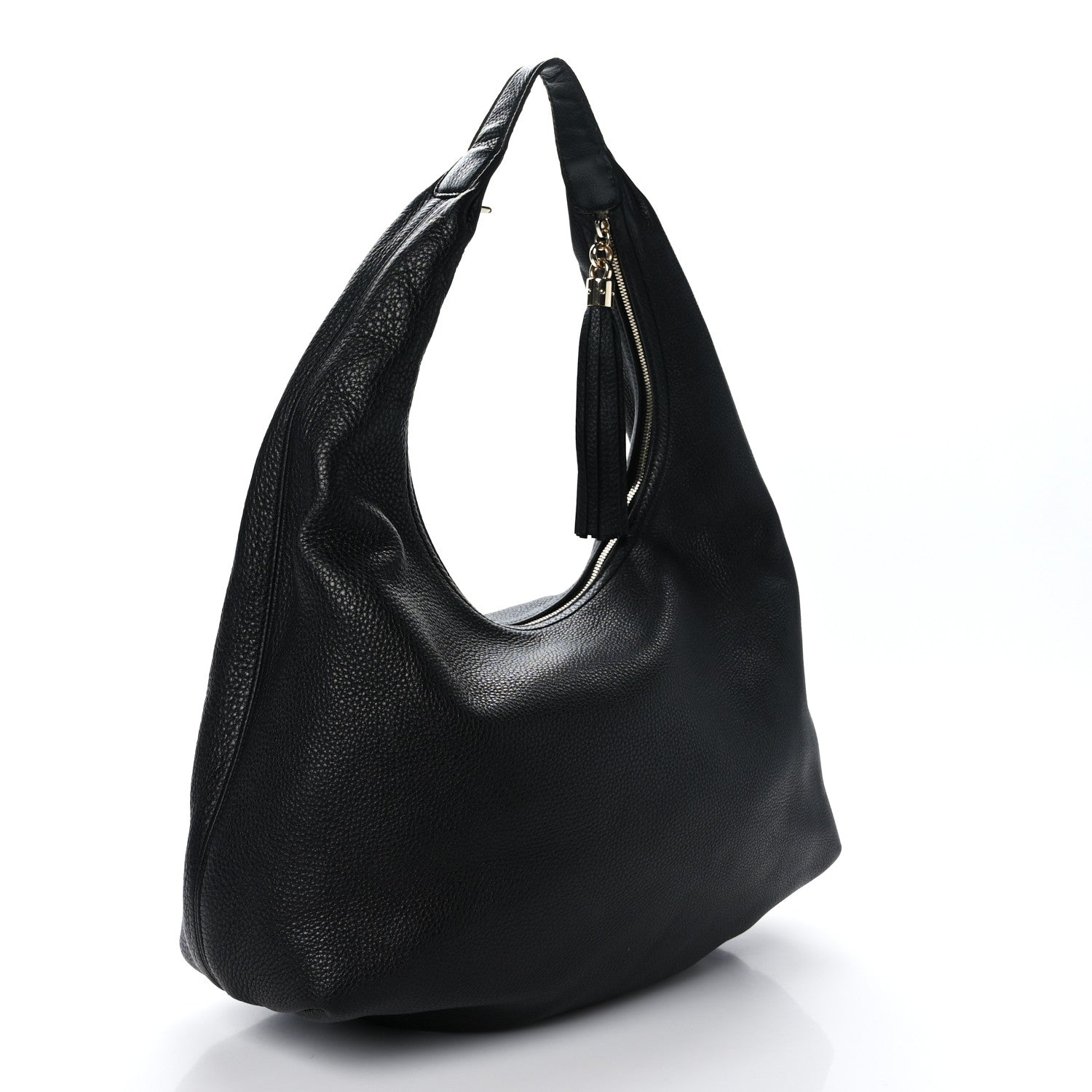 Gucci Pebbled Calfskin Soho Hobo Black 3 of 10