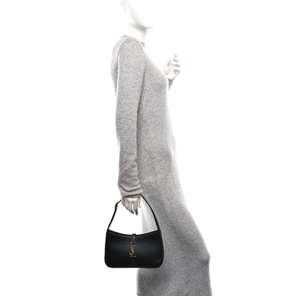 Saint Laurent Smooth Calfskin Le 5 A 7 Hobo Black 2 of 10