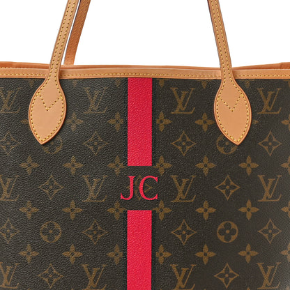 Louis Vuitton Monogram My LV Heritage Neverfull MM Fuchsia 7 of 9